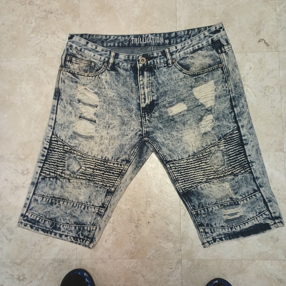 denim shorts